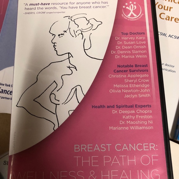 LOT of 11 Breast Cancer Support Bundle, CDs DVDs Bracelets Survival Manual Books - Picture 9 of 15